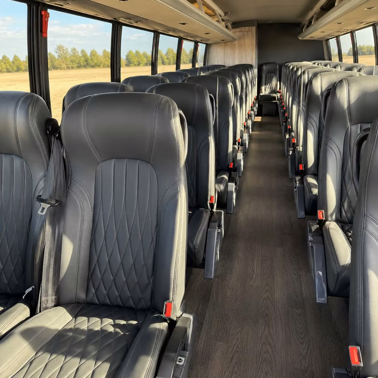 35 passenger minibus inside