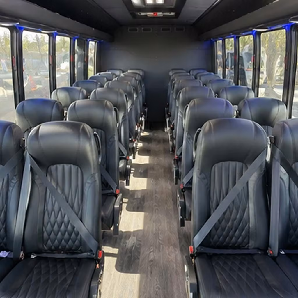 35 passenger minibus interior