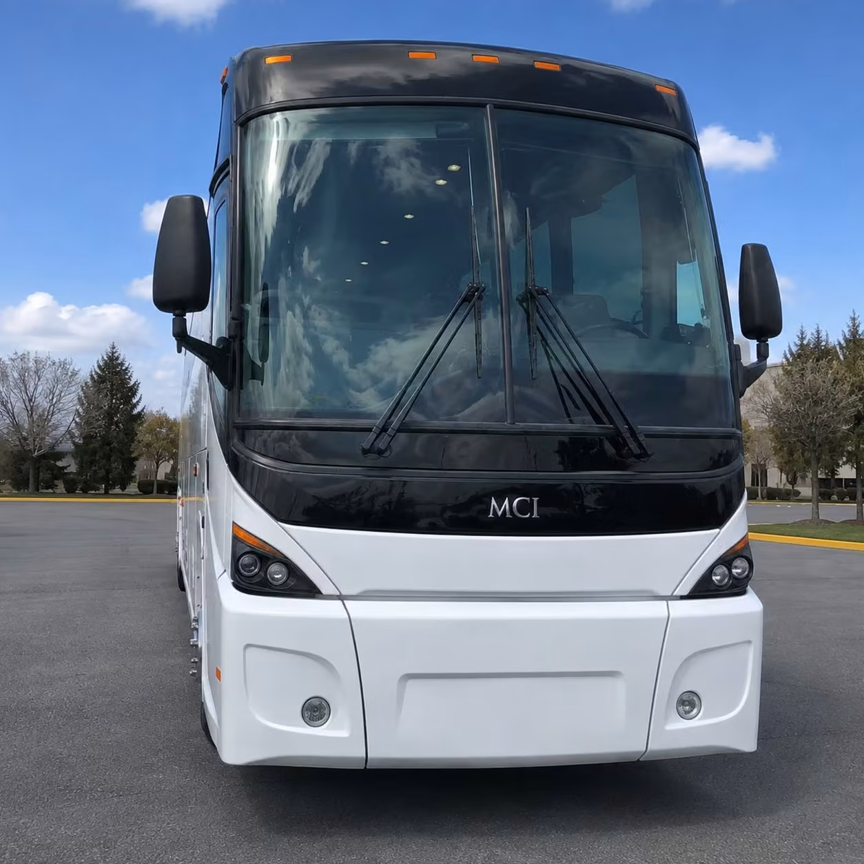 a charter bus makes wilson corporate airport transfers easy