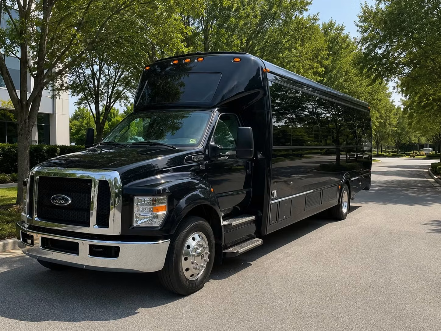 let a party bus make the ride to red hat amphitheater part of the night