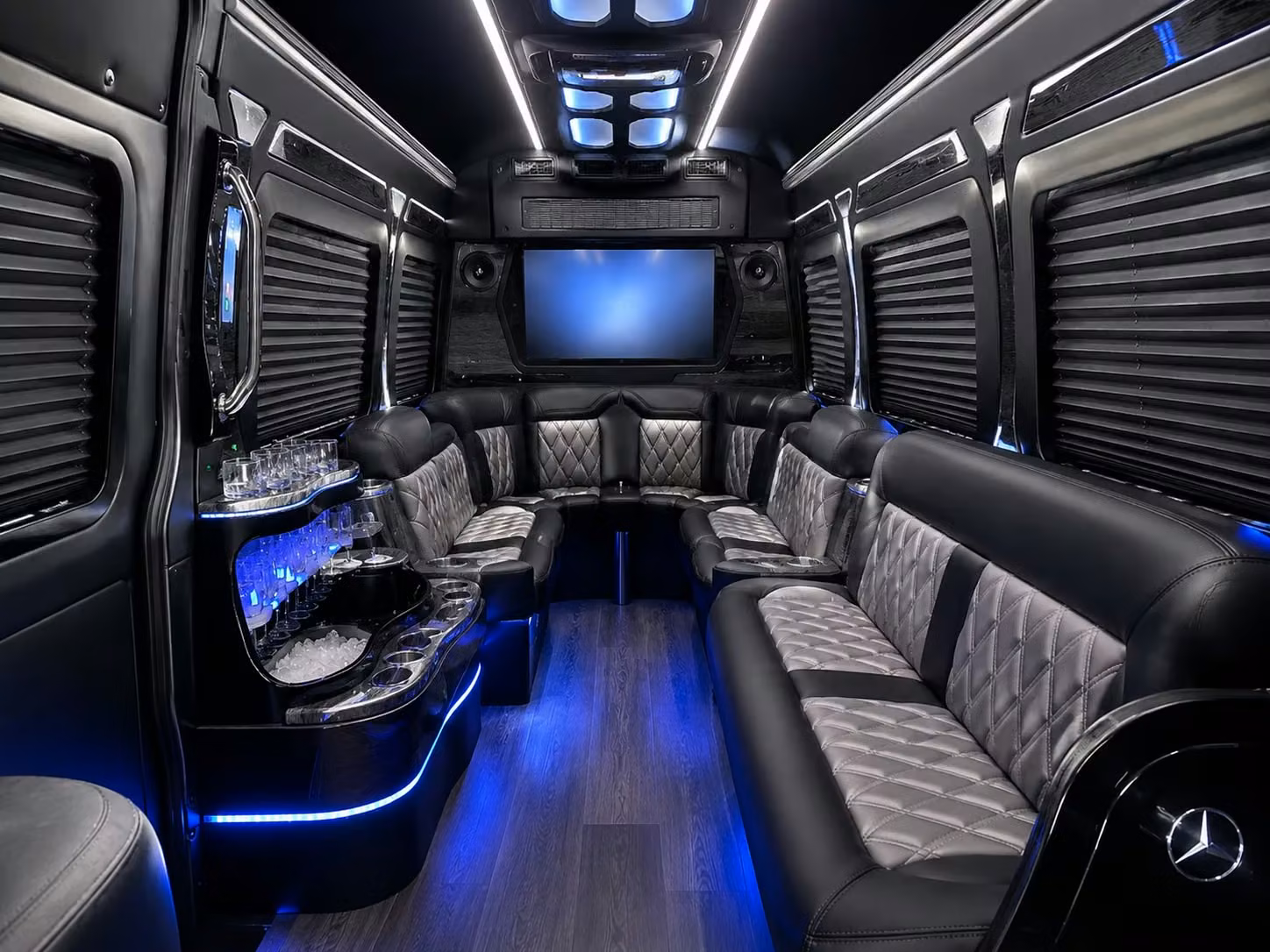 sprinter van transportation for groups and events across wilson
