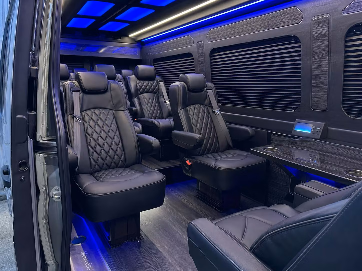 sprinter van with driver interior